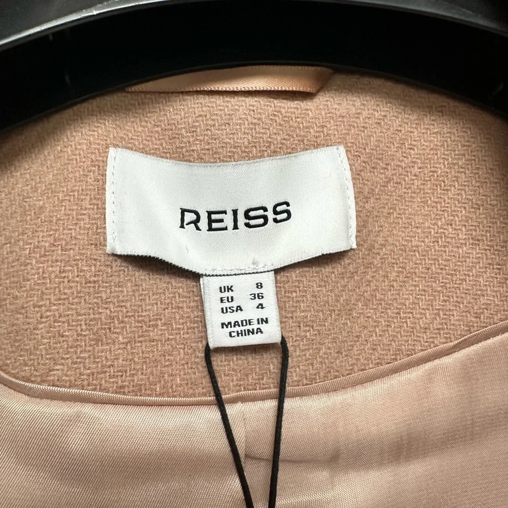 Reiss - NWT tan Wool Blend Coat - Picture 6 of 13